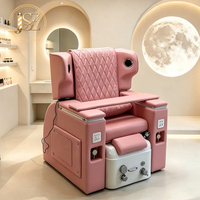 Kursi Pedikur Elektrik Mewah dengan Sistem Pijat Speaker Terintegrasi untuk Perabot Salon Kuku dan Spa