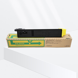 Kit de cartouches de toner Kyocera Tk8108, cyan compatible, pour imprimante avec puce, pleine capacité - Product Image 2