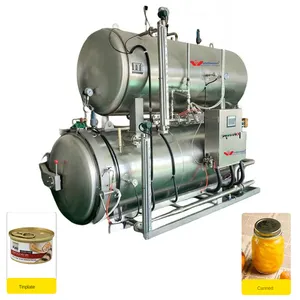 Industrial food processing sterilization pot can milk high temperature digester autoclave machine