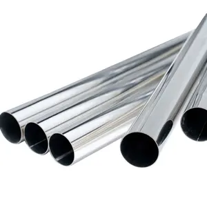 Pipa Stainless Steel fleksibel 201 304 316, pipa bulat Stainless Steel pipa Sch 10