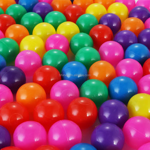 Fabricação Engrossar PE Colorido Barato Playground Ball Pit <span class=keywords><strong>Balls</strong></span> Plástico Macio Anti-flexível Ocean <span class=keywords><strong>Balls</strong></span> para piscina