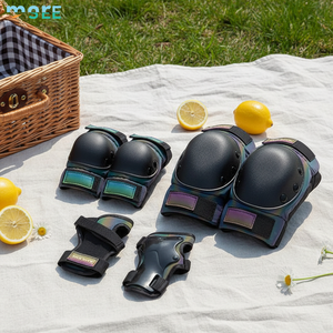 SeeMore - Juego de 6 Protectores para Niños, Resistentes a Impactos, para Rodillas, Codos y Muñecas, para Patinaje, Ciclismo y Skateboarding, Listos para Enviar - Product Image 1