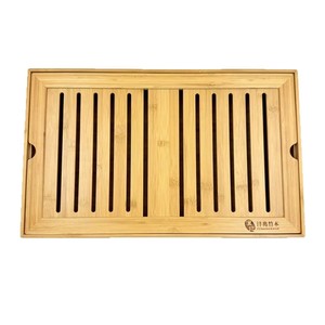 Bamboo <b>Tea</b> <b>Tray</b> Mini Portable Dry Brewing Home Hotel Use Water Storage Travel <b>Tea</b> Bowl - Product Image 1