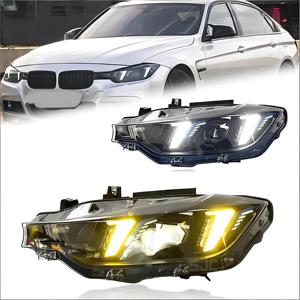ไฟหน้า LED สำหรับรถยนต์ BMW ซีรีส์ 3 รุ่น F35 ปี 2013-2015 ดีไซน์ Snake-eye 12V 6000K แบบเสียบใช้งานได้ทันที (Plug & Play) สำหรับรถยนต์ซีรีส์ 3 รุ่น F30 F35 ปี 2013-201 - Product Image 1