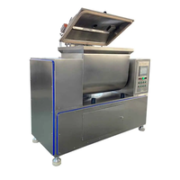 Ligne de production de biscuits avec mélangeur à pâte sous vide et machine à remuer la pâte automatique