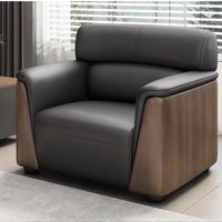 Suite de réception VIP modulaire moderne avec table basse de salon et ensemble de bureau en cuir pour entreprises