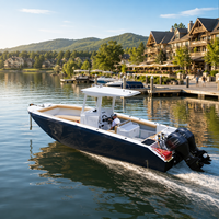 Vente directe d'usine, nouveau bateau de pêche en aluminium FB-270, console centrale, bateau de pêche sportive haut de gamme, 28 pieds, bateau de pêche en haute mer