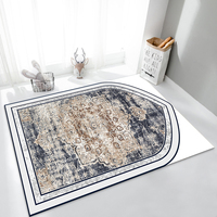Factory Wholesale Modern Design Polyester Rug Anti Slip Carpets Home Decor for Living Room Bedroom
