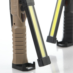 Lámpara de Trabajo COB Recargable, Portátil, con Gancho y Imán para Tareas de Inspección - Product Image 1