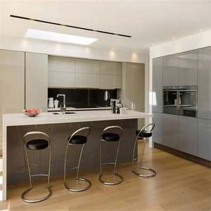 Juego de Muebles de Cocina Modernos 2024, MDF con Acabado Laca de Alto Brillo, Diseño Completo en Madera, Elegantes Gabinetes de Cocina con Alto Brillo - Product Image 3