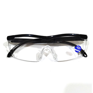Tv8801 Reading Glasses 1.8x Magnification Pc Lens Blue Light Protection Unisex Transparent <b>Black</b> <b>Frame</b> - Product Image 3