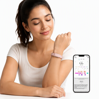 Bracelet intelligent avec moniteur de fréquence cardiaque, suivi du sommeil, podomètre, bracelet de fitness pour les sports de plein air, longue durée de vie de la batterie