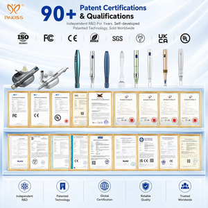PAKISS Expédition Rapide, <span class=keywords><strong>Derma</strong></span> Stamp à Micro-aiguilles Réglable, 540 Aiguilles, Contrôle de la Profondeur 0-3.0mm, Housse de Protection en PC, Pour Usage Domestique et Professionnel - Product Image 6
