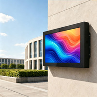 Affichage numérique extérieur LCD 55 pouces mural avec protection IP65, animation pour restaurants, magasins de détail, affichage publicitaire