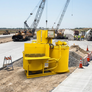 Cuve à boue à double moteur 500L avec capacité de mélange et de stockage de 1100L, moteur 9KW haute efficacité pour la construction - Product Image 5