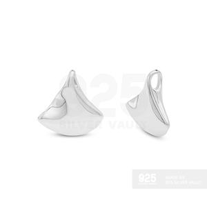 Precios Increíbles: Colgantes y Dijes de Plata 925 con Diseño Asimétrico de Ala Curva para Joyería DIY - Product Image 2