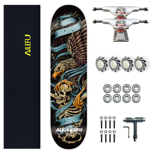 定制7层枫木滑板甲板专业完整滑板户外巡航和自由式表演 - Product Image 3