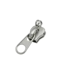 锌无锁双环拉链滑块零件无镍压铸优质滑块用于行李箱拉链、包拉链