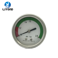 Medidor de densidad de gas SF6 con compensación de temperatura y contactos eléctricos para aparellaje de distribución GIS RMU 1.0-2.0 bar Abs