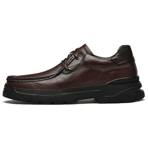 Zapatos de Hombre de Lujo de Diseñador, Marca Personalizada HANMCE VALENTINA, de Cuero con Cordones, con Parches, Suela de Goma, Ligeros, Transpirables y Antideslizantes - Product Image 4