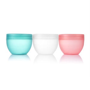 Pots en plastique Sanle pour crème 250G avec capuchon électroplaqué à large ouverture pour soins du visage - Product Image 3