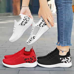 G-FY1008 Baskets plates décontractées pour femmes en tissu extensible en coton, chaussures de marche tendance pour l'automne, idéales pour la course à pied - Product Image 6