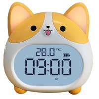 Réveil Corgi avec minuteur de compte à rebours et 6 sonneries pour la concentration et la routine quotidienne