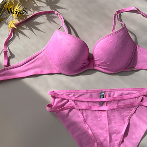 Weiyesi Lingerie Under Garments for Ladies <strong>Candy</strong> <strong>Bra</strong> &amp; Brief Sets Wholesale - Product Image 4