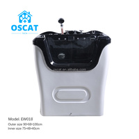 OSCAT EW018 Équipement vétérinaire Toilettage pour animaux de compagnie Baignoire avec désinfection à l'ozone Salon pour animaux de compagnie pour chien chat Nettoyage pour animaux de compagnie Bain de lait