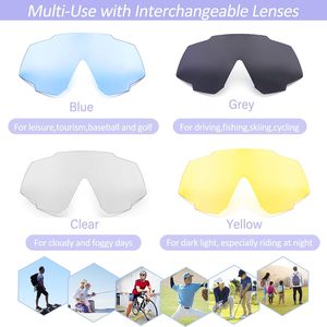Wholesale New Custom Logo Women Men Outdoor Oversize Sports Sunglasses Motorsport Motocross Full Rim <b>Adjustable</b> Strap % UV - Product Image 2