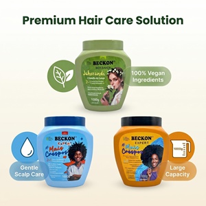BECKON PRODUCTS OEM Produit capillaire 1000g Crème de soin réparatrice nourrissante pour salon Hydratant revitalisant profond concentré - Product Image 2