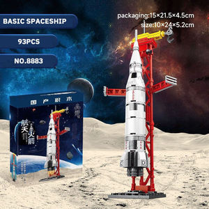 LELE BROTHER 8858-97 Série de modèles de briques de construction pour adultes sur le thème de l'aviation spatiale, de la ville spatiale et de la station spatiale - Product Image 6