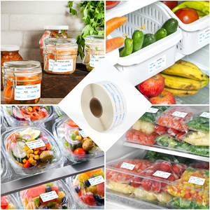 Etiquetas Disolubles de 1x2 Pulgadas, Libres de BPA, Aptas para Alimentos, para Refrigerador y Microondas - Product Image 5