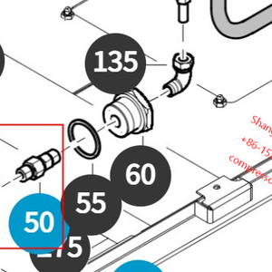 <span class=keywords><strong>Valvola</strong></span> di <span class=keywords><strong>NON</strong></span> <span class=keywords><strong>ritorno</strong></span> Atlas Copco 0823000019 V900 - Product Image 1