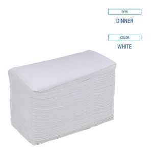 Servilletas Desechables para Cena Boardwalk 8308, 15 x 17 Pulgadas, Blancas Suaves, de 3 Capas, Plegables (30 Paquetes de 100 Unidades) - Product Image 4