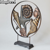 Métal Durable de haute qualité pour coquille étoile de mer vie nautique Sculpture de table bureau côtier objet décoratif soudage