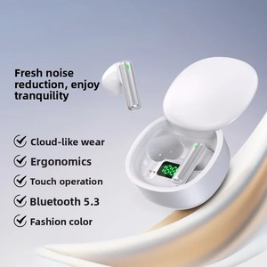 Nouveau pour la traduction IA transfrontalière : Écouteurs TWS intra-auriculaires sportifs avec réduction de bruit ENC, contrôle tactile sans fil et traduction IA privée fluide - Product Image 2