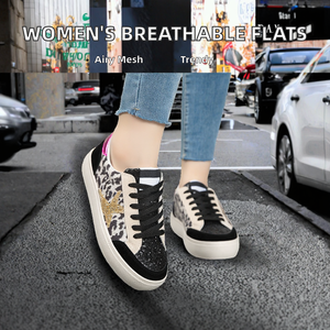 Zapatos Deportivos Casuales Planos y Transpirables para Mujer, Estilo Skateboard con Cordones, Forro de Algodón, Estilo para Caminar, Tendencia de Moda - Product Image 2