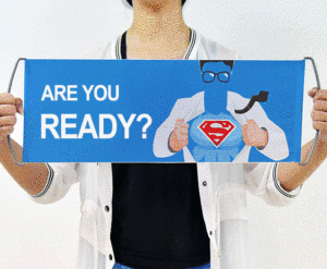 الجملة مخصص التمرير راية الترويجية المنتج في الهواء الطلق باليد نسيج مخصص لوحة ملفوفة - Product Image 3