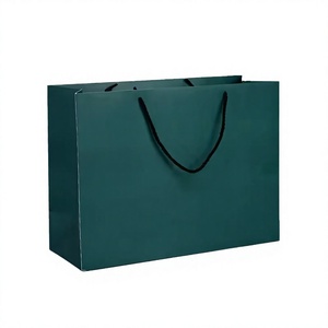 Sac cadeau en papier kraft personnalisé avec poignée en ruban recyclable, impression numérique, pour emballage de boutique de détail - Product Image 4