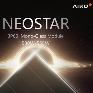 Modulo Monocristallino Aiko NEOSTAR 3P60, Efficienza 25.0%, Vetro Singolo, 530W-555W, Pannello Solare Fotovoltaico per Alimentazione Domestica - Product Image 3