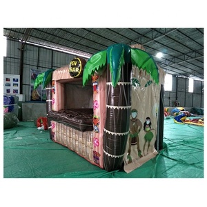 Barres Tiki gonflables flottantes avec <span class=keywords><strong>palmier</strong></span>, tente de service <span class=keywords><strong>gonflable</strong></span>, comptoir de Bar pour fête/événement - Product Image 3