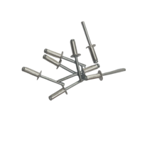 Haute qualité tout acier fourré tête ouverte dessin rivets à ongles 304 acier inoxydable aluminium différentes tailles pour les besoins de fixation