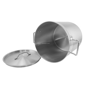 Olla para Sopa de Acero Inoxidable con Tapa, Apta para Lavavajillas, para Cocina de Gas e Inducción, Diseño Minimalista - Product Image 5