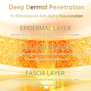 Appareil de beauté pour usage domestique, nouvelle vente chaude 2025, anti-âge, masseur pour les yeux, appareil de lifting du visage, réduction des rides, machine avec 2 cartouches - Product Image 4