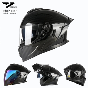 VGV-L06 Premium Tam Yüz Açılır Kapanır Motosiklet Modüler Çift Maskeli Kask Dahili Lensli ECE Onaylı Casque Casco Moto - Product Image 5
