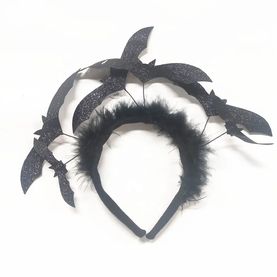 بالجملة لوازم الحفلات هدايا الهالوين للأطفال تصميم خاص ربطة رأس خفاش