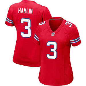 Kadın Buffalo Jersey logoları ile özel amerikan futbol topu gömlek dikişli işlemeli gençlik üniformaları spor giyim - Product Image 3