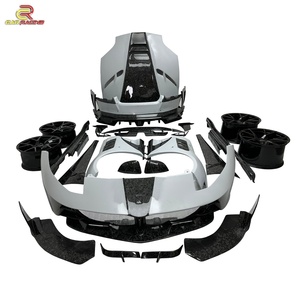 ชุดแต่งคาร์บอนไฟเบอร์แบบฟอร์จบางส่วนสไตล์ MSY สำหรับ Ferrari 812 GTS ประกอบด้วยกันชนหน้า ฝากระโปรง ล้อ ซุ้มล้อ ครอบกระจกมองข้าง - Product Image 1