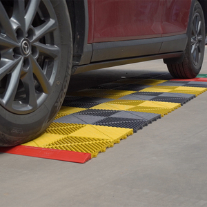 Hiện đại chống trượt lồng vào nhau gạch lát sàn nhà để xe PP (<span class=keywords><strong>polypropylene</strong></span>) nhựa đồng bằng bề mặt lồng vào nhau sàn thiết kế đồ họa - Product Image 4